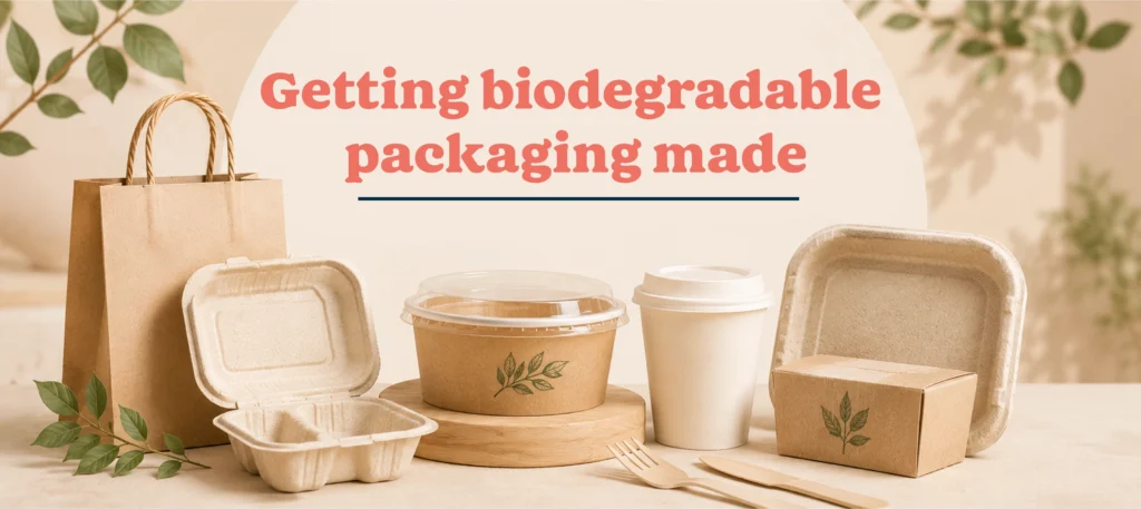 Getting biodegradable packaging made