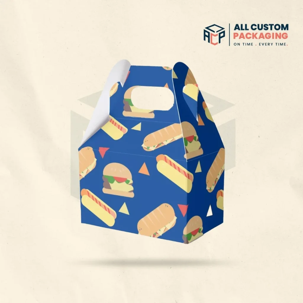 Blue Party Food Boxes