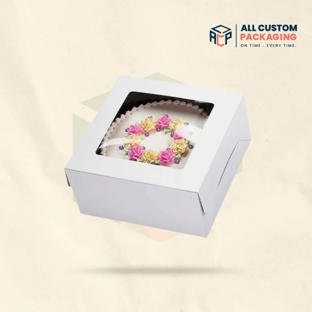 White Bakery Boxes With Window