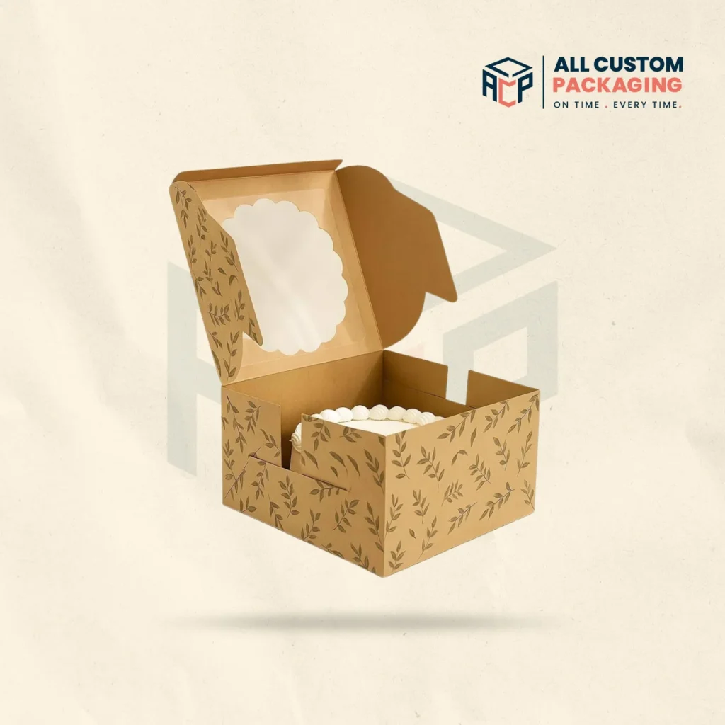 8x8x5 Cake Box With Window