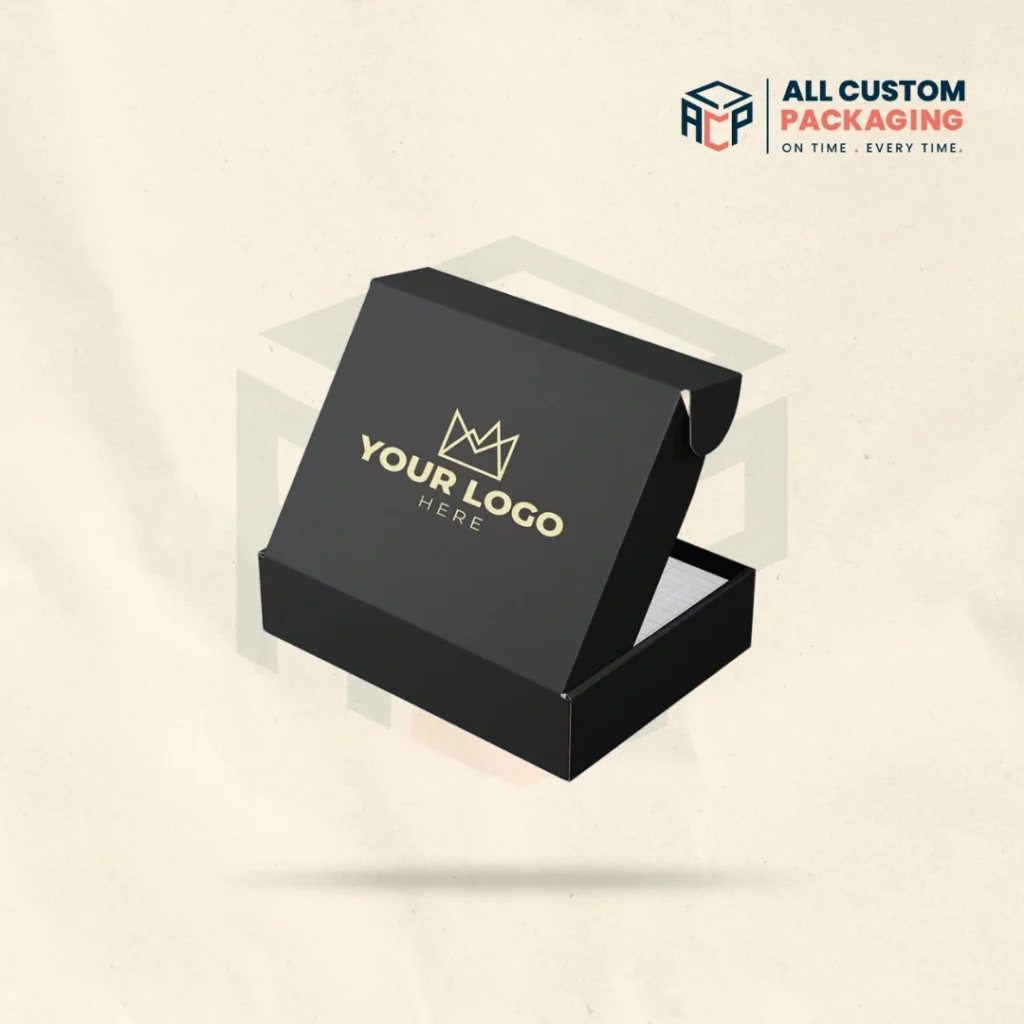 Black Cardboard Mailing Boxes