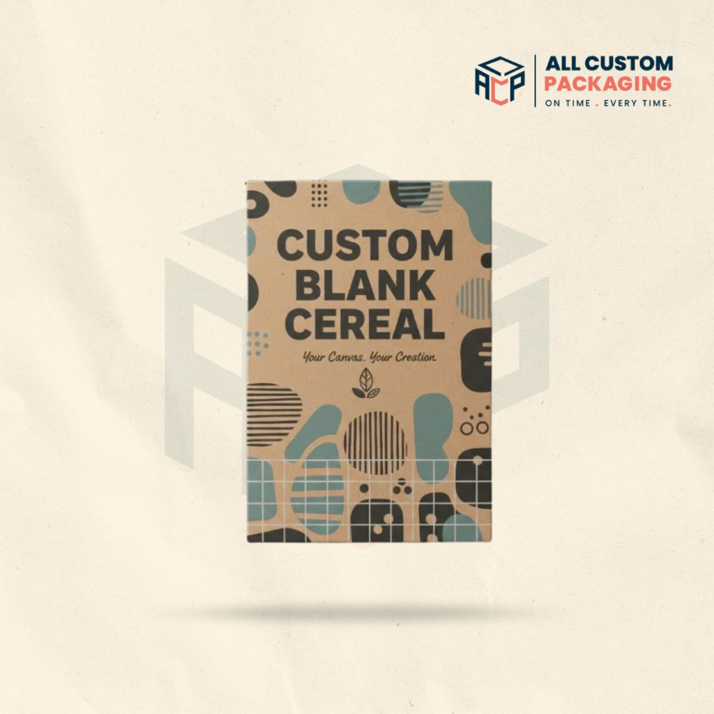 Blank Cereal Boxes
