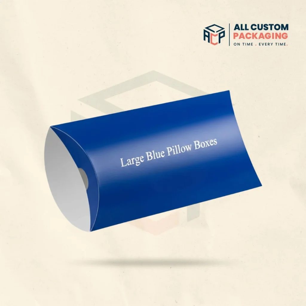 Blue Pillow Boxes
