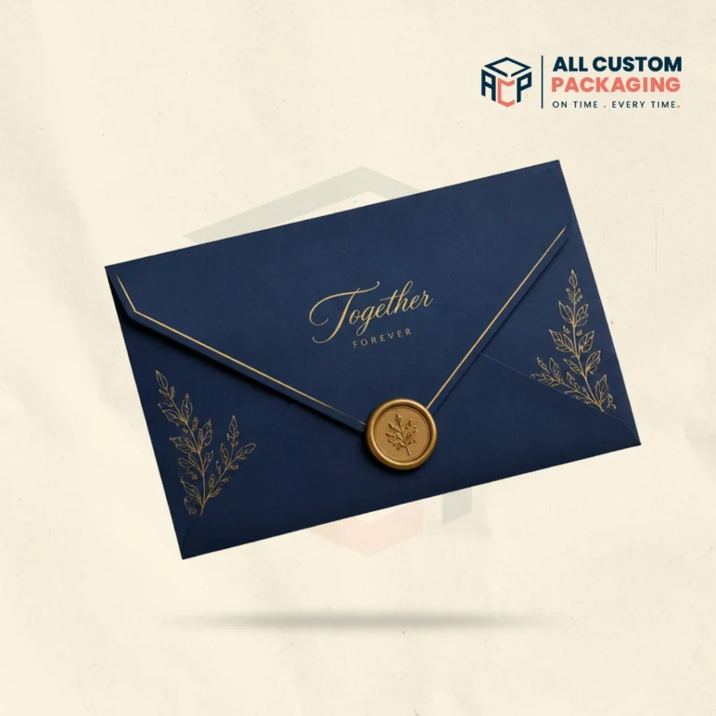 Blue Wedding Envelopes