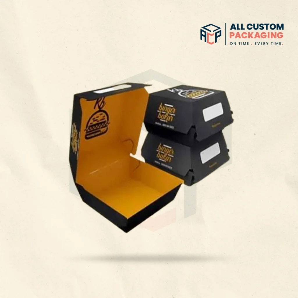 Custom Printed Burger Boxes