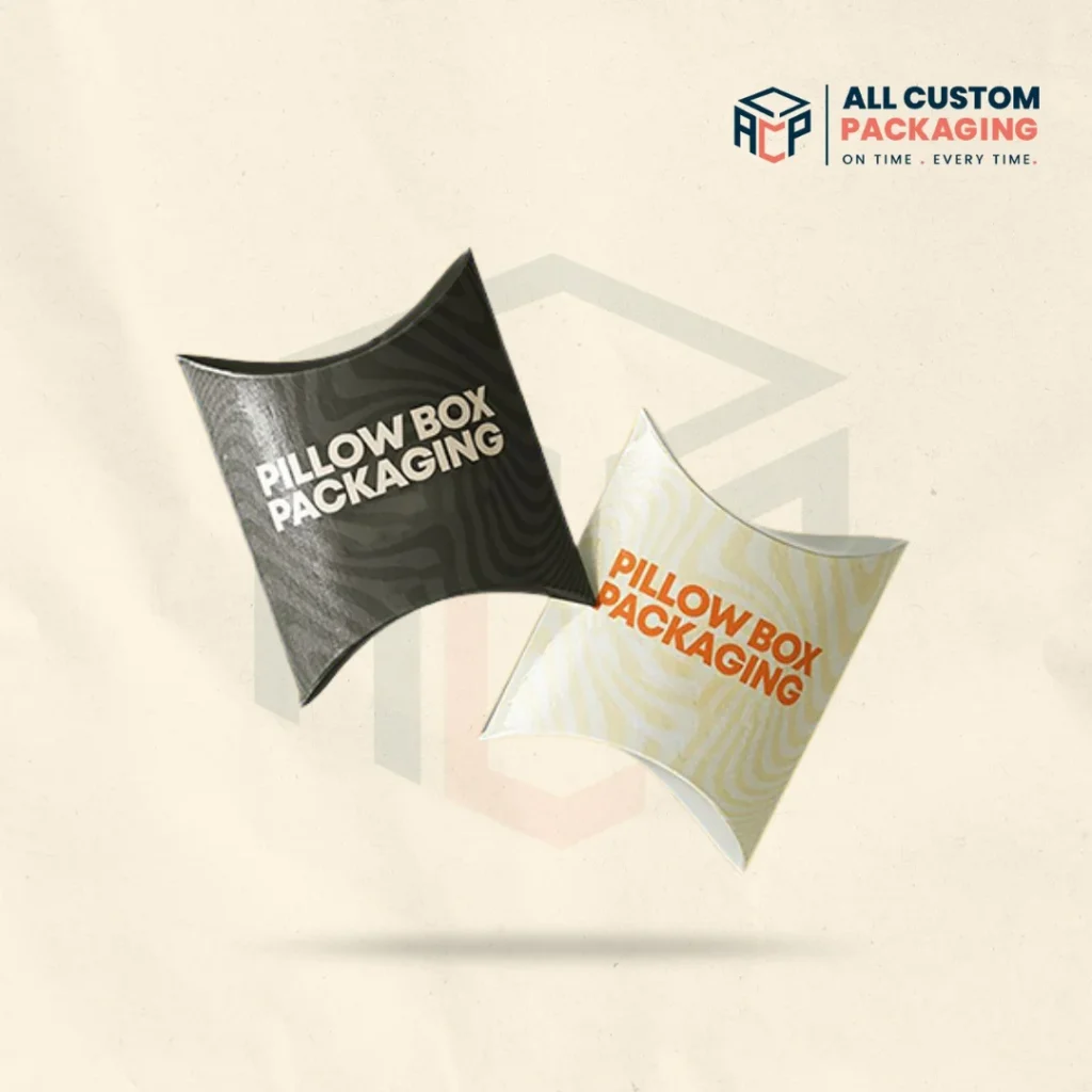Custom Pillow Boxes With Logo