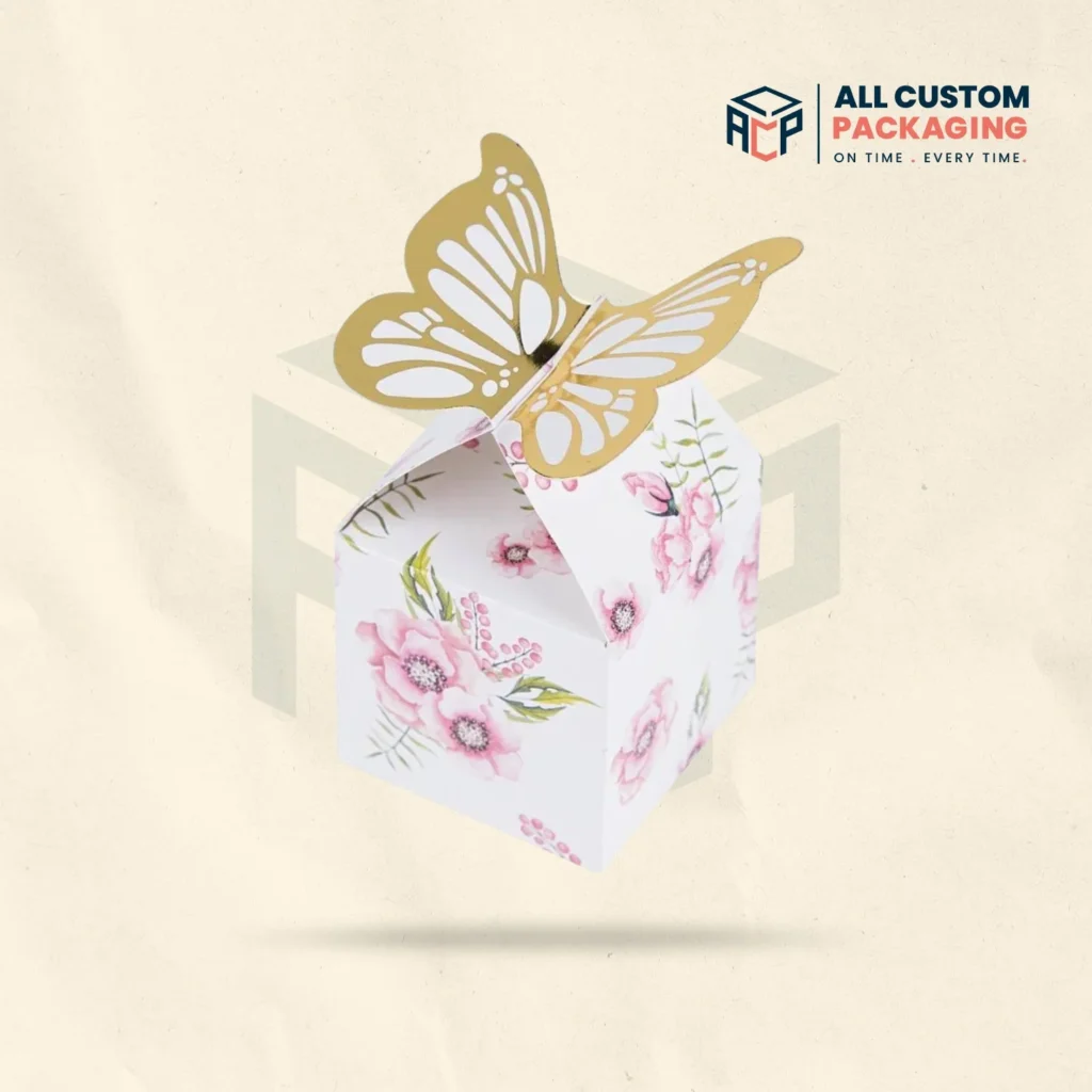 Butterfly Wedding Cake Boxes