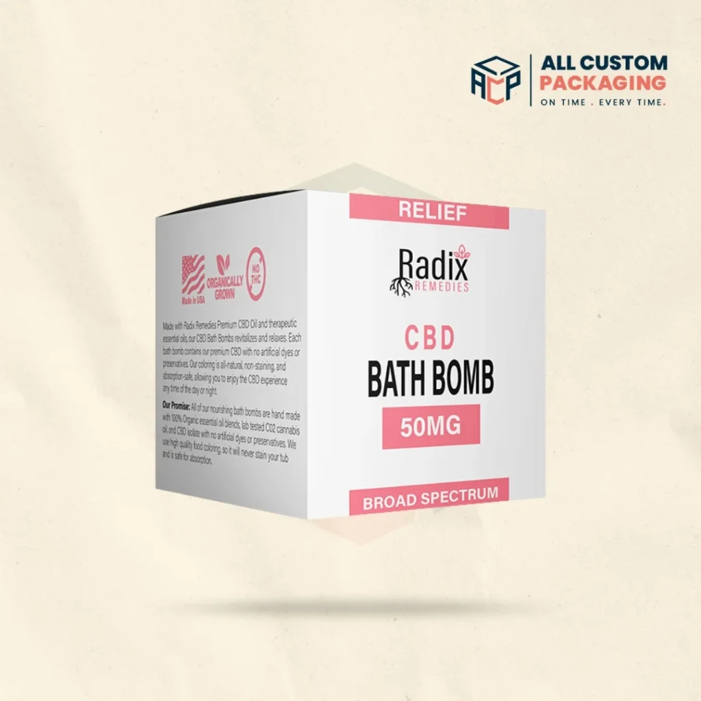 CBD Bath Bomb Boxes
