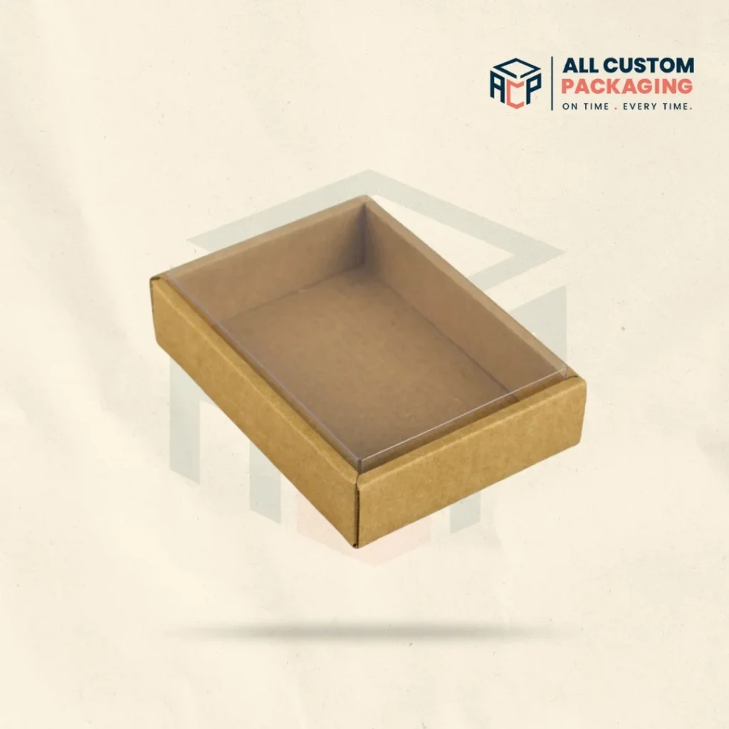 Clear Lid Boxes With Kraft Base