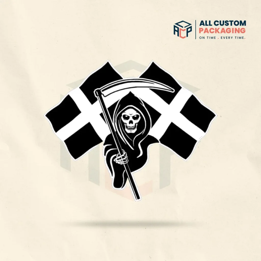 Cornish Flag Car Sticker