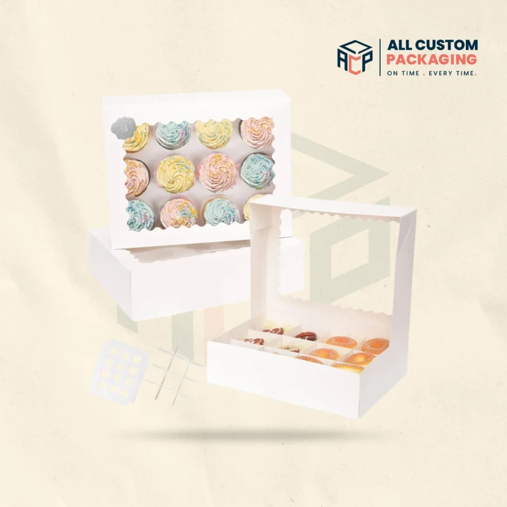 12 Hole Christmas Cupcake Boxes