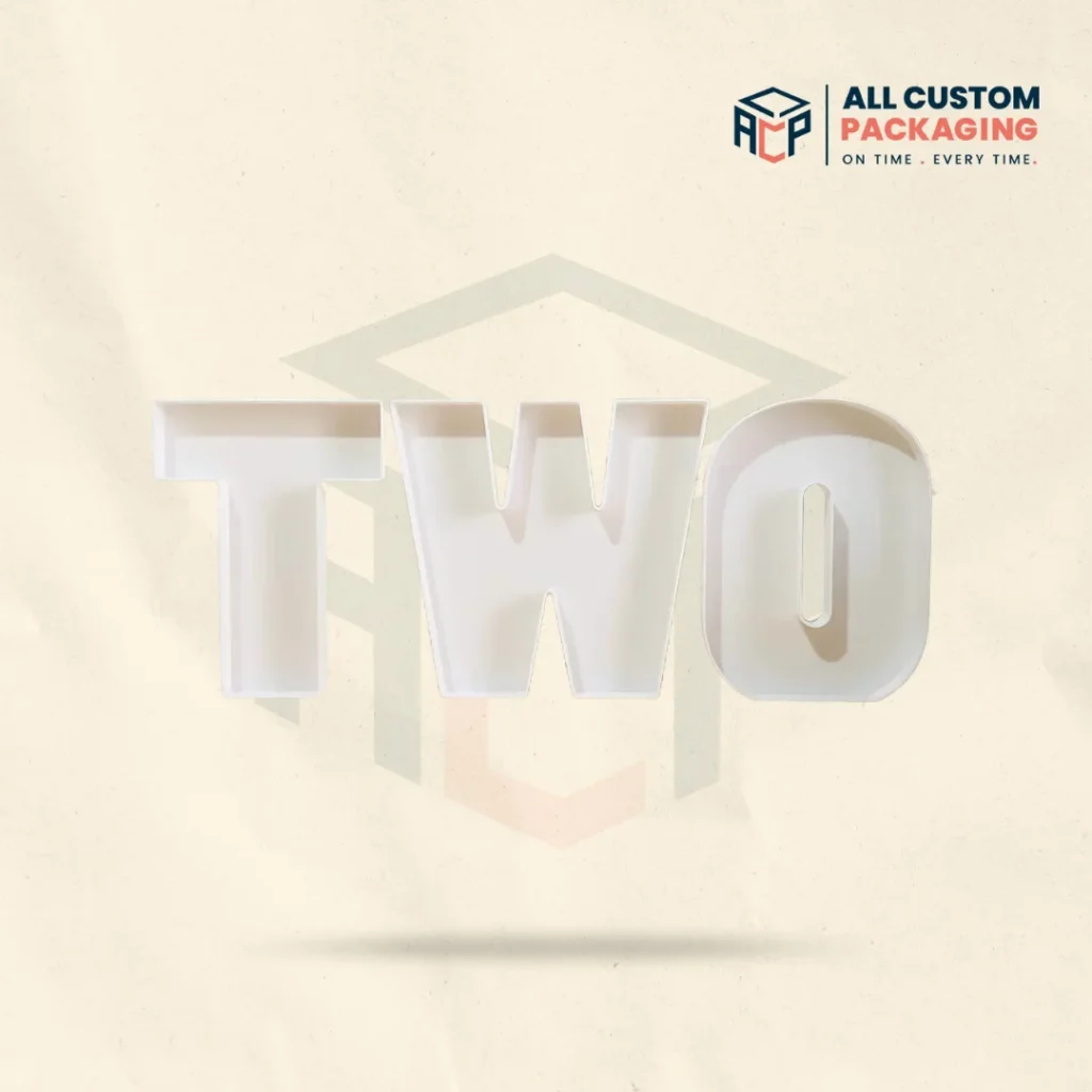 Fillable Cardboard Letters