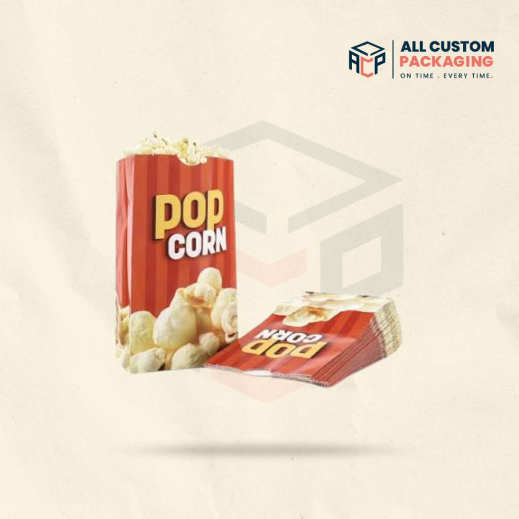Flat Bottom Popcorn Bags