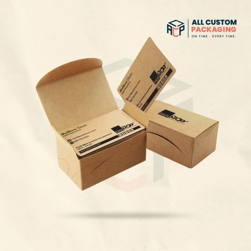 Kraft Business Card Boxes