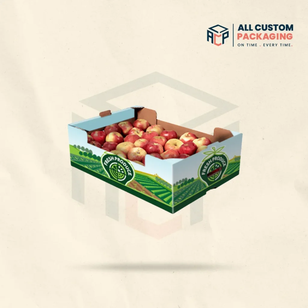 Cardboard Produce Trays – Custom vegetables & Fruits Trays