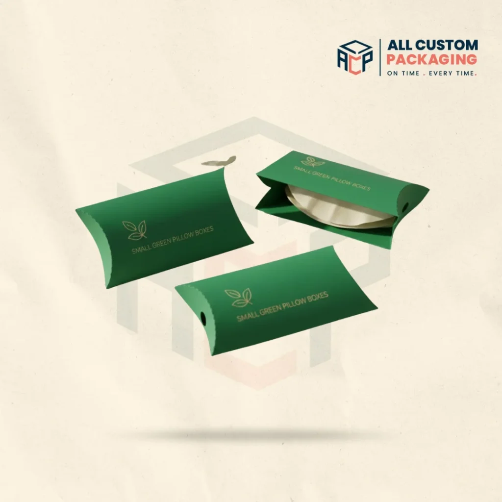 Green Pillow Boxes
