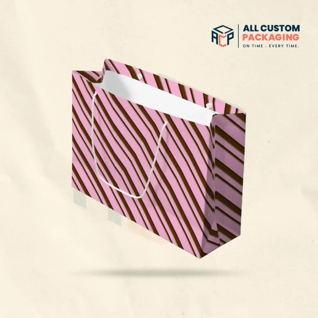 Large Candy Stripe Paper Bags