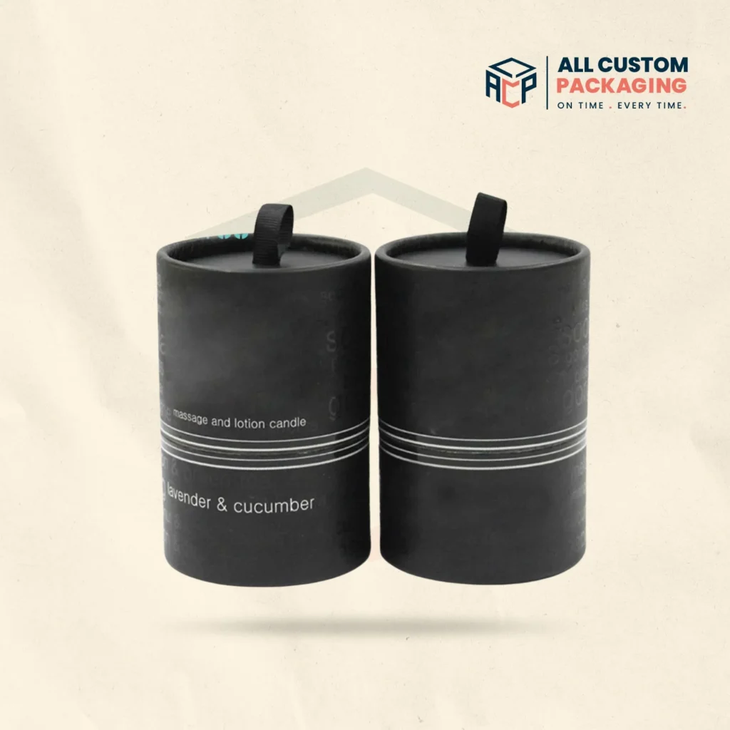 Black Paper Tube Packaging