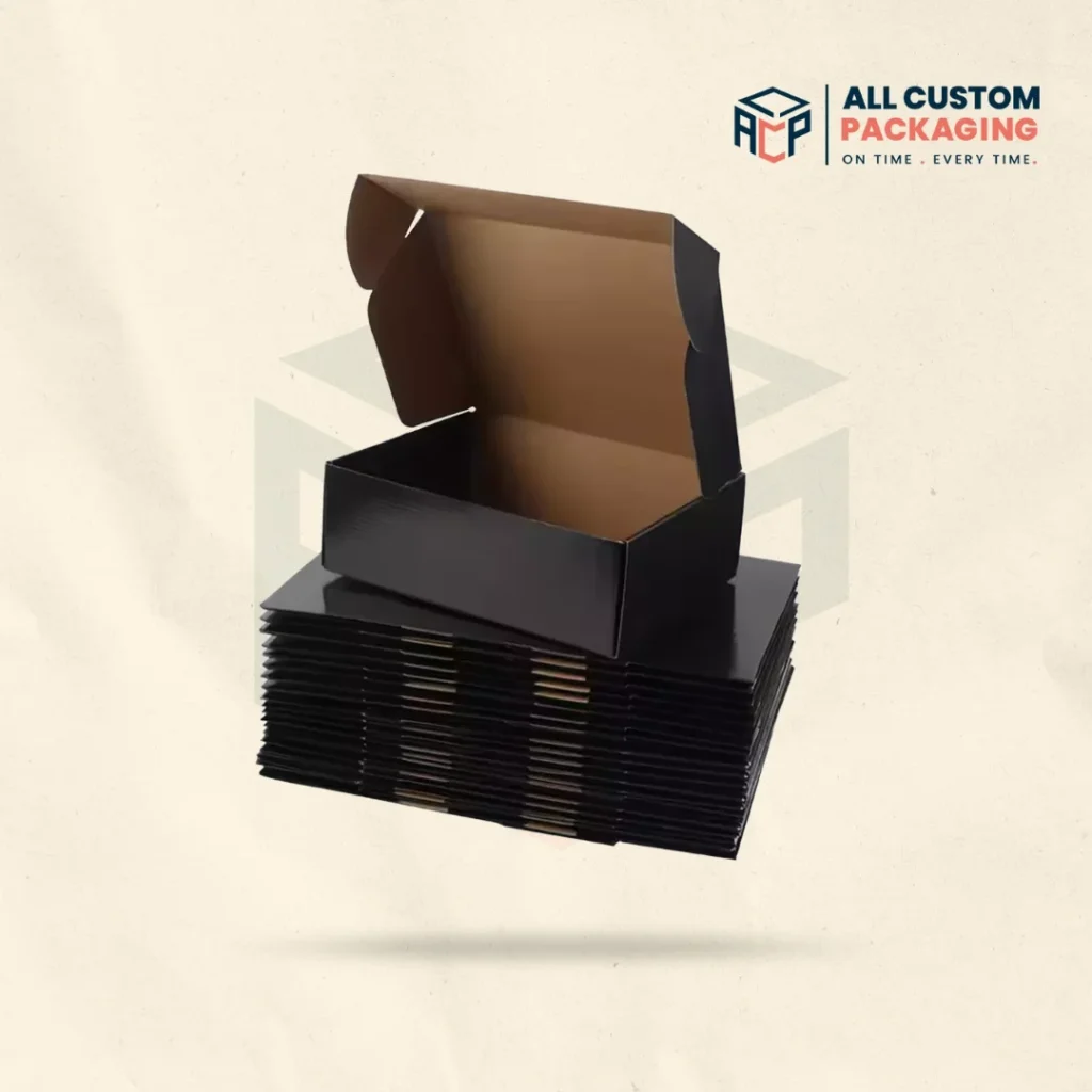 Black Cardboard Boxes
