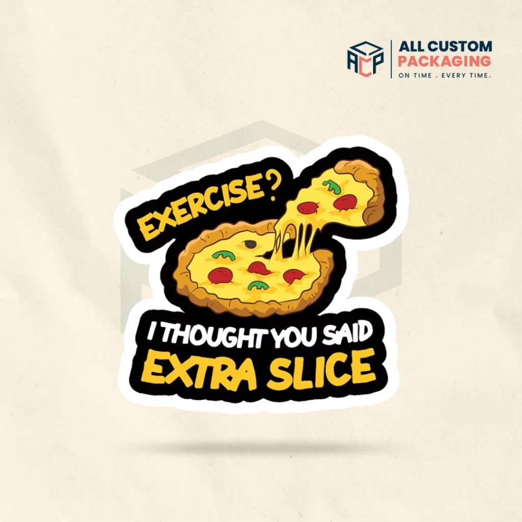 Personalised Pizza Box Stickers