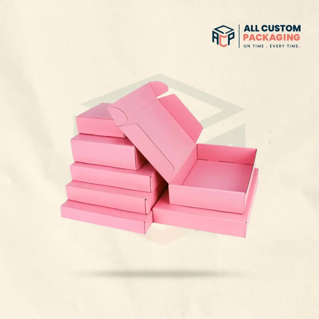 Pink Cardboard Boxes