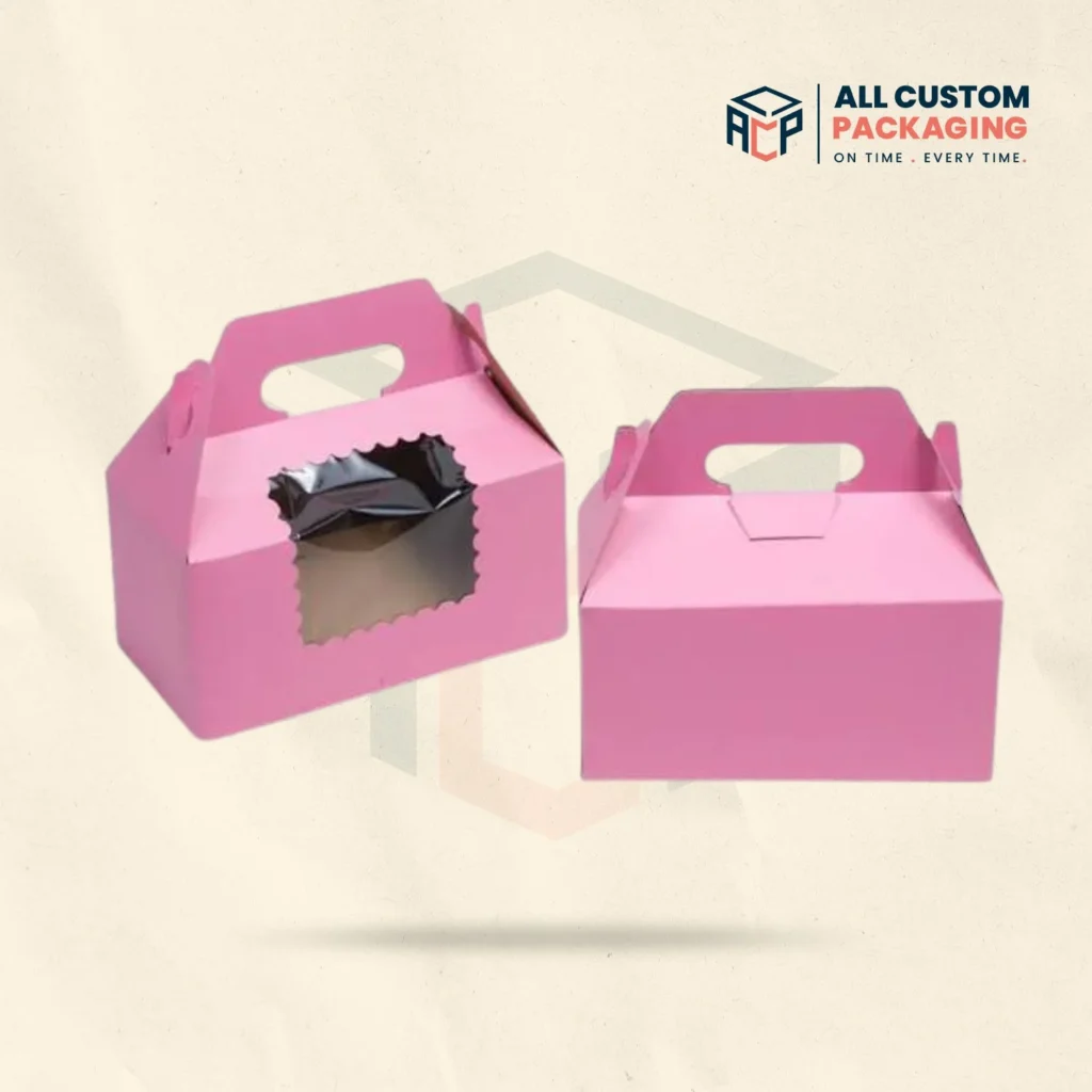 Pink Cupcake Boxes