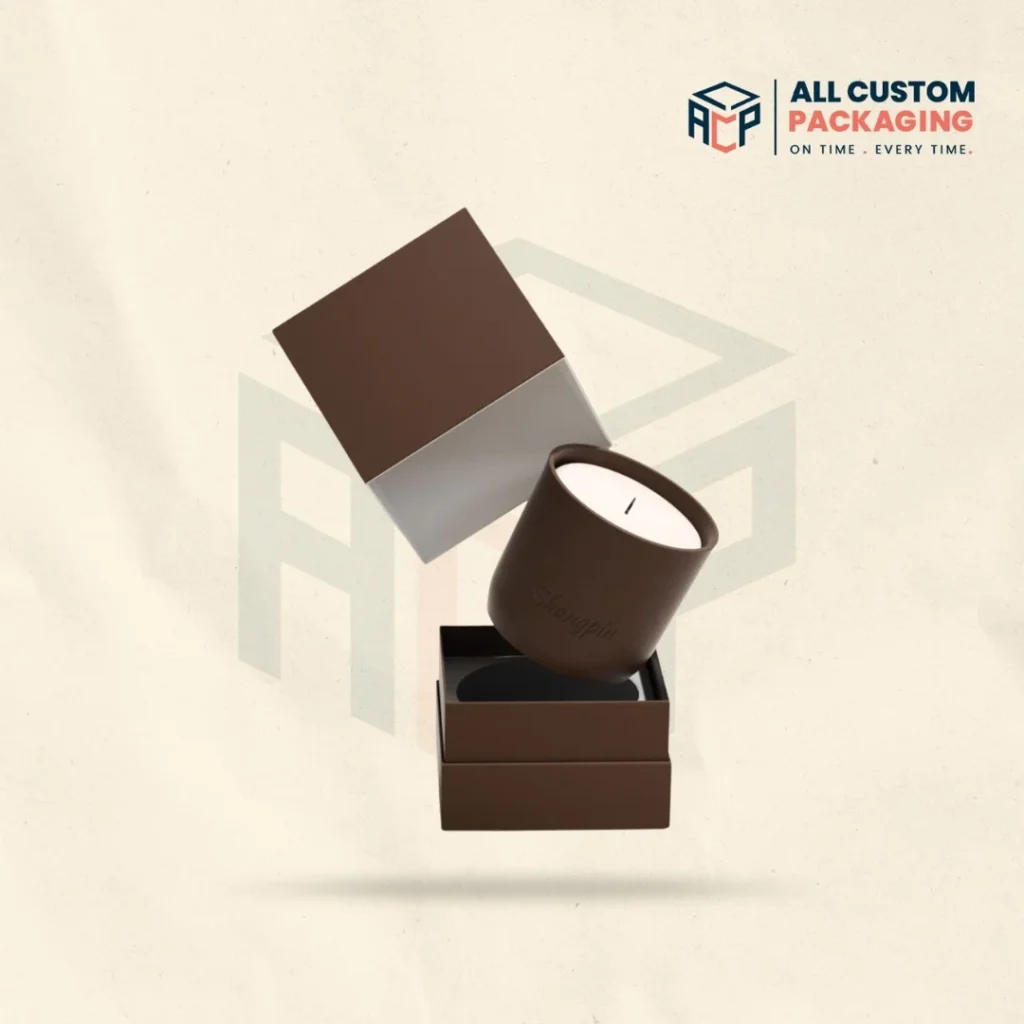 Brown Candle Boxes