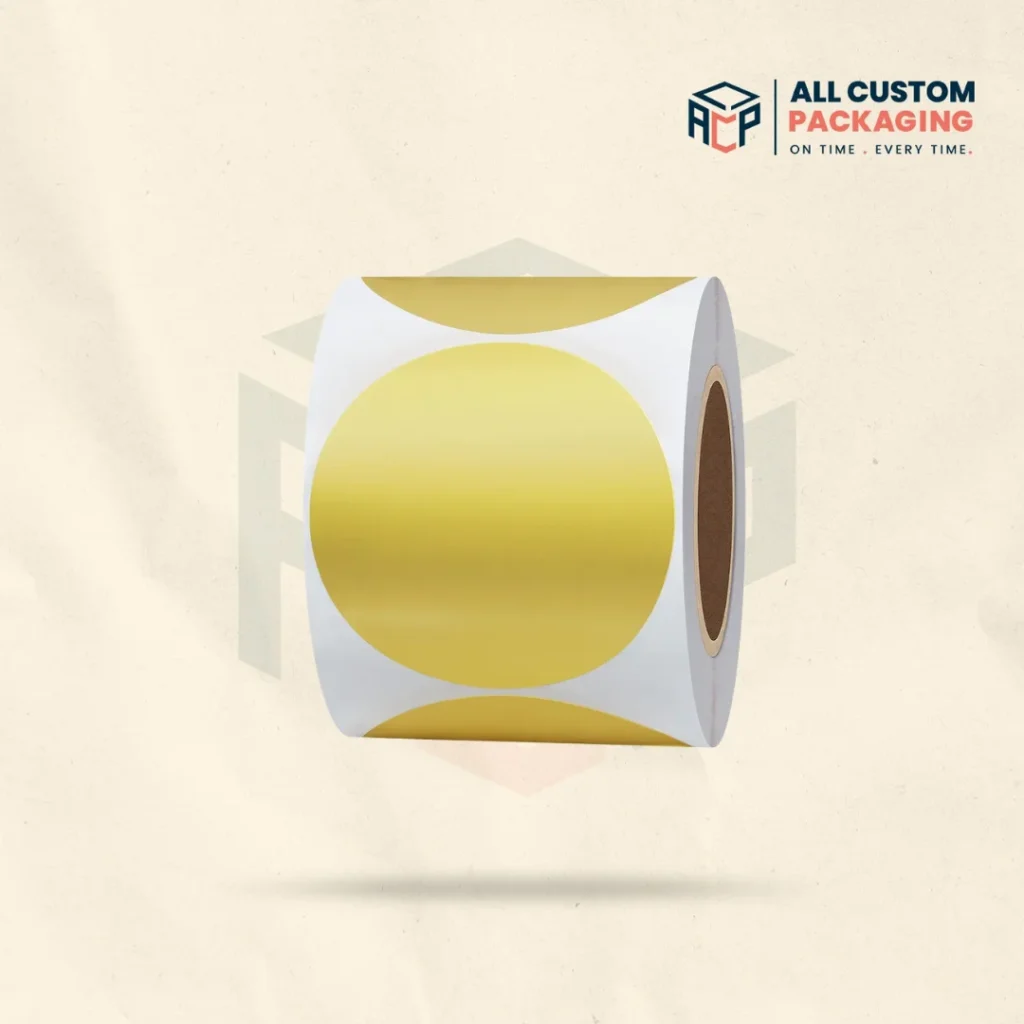 Embossed Gold Foil Stickers