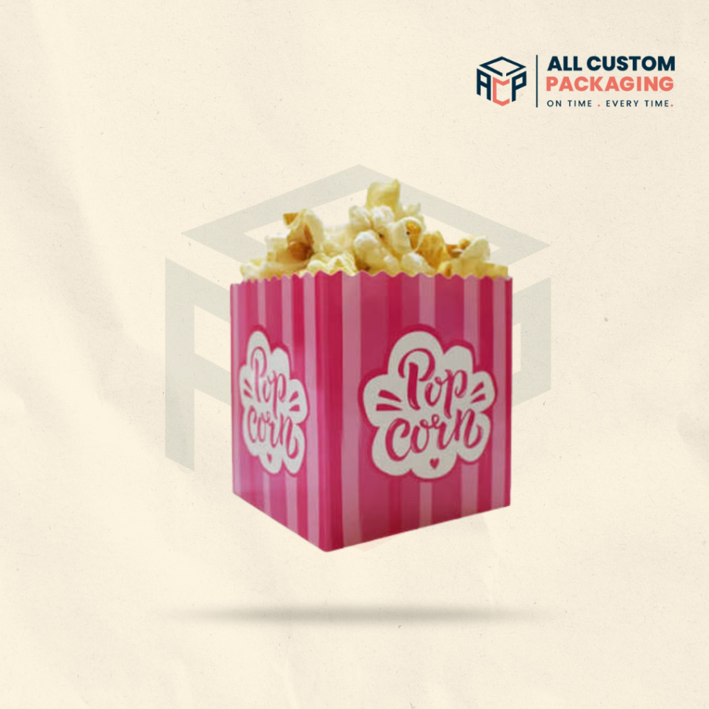 Pink Popcorn Boxes