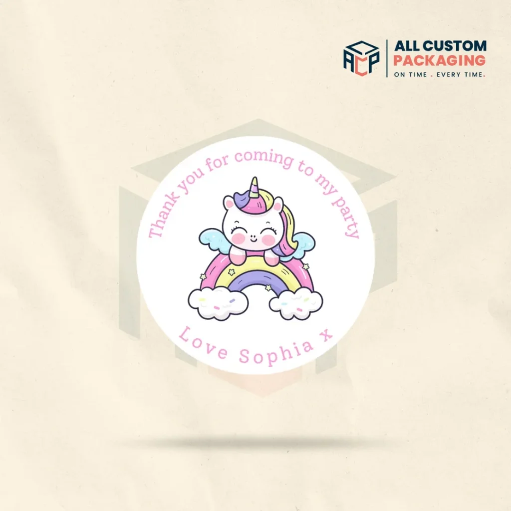 Personalised Sweet Cone Stickers