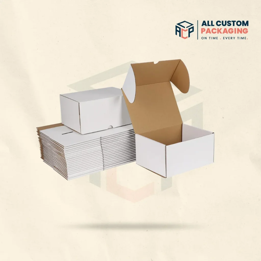 White Matte Cardboard Boxes