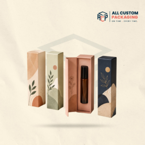 Durable roller bottle boxes for essential oils, perfumes, and cosmetics