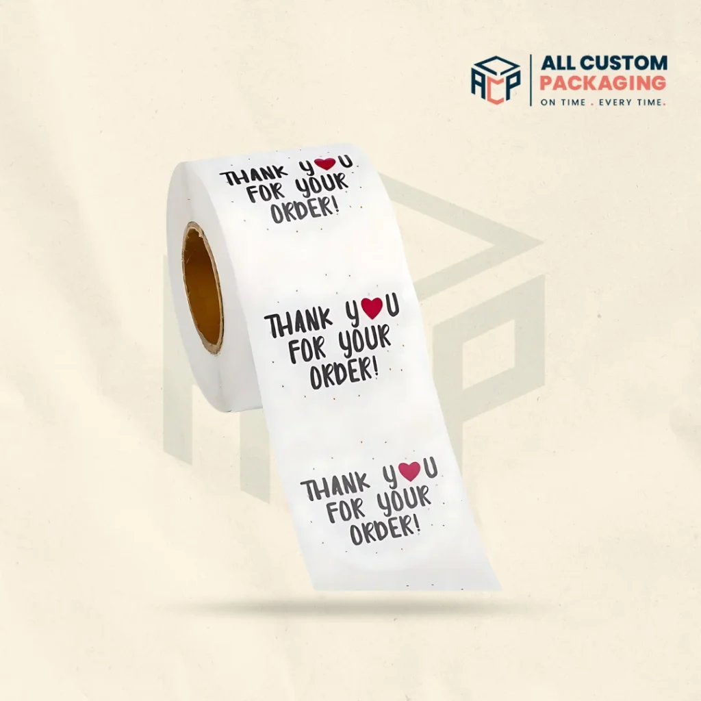 Clear Round Stickers For Sealing Boxes