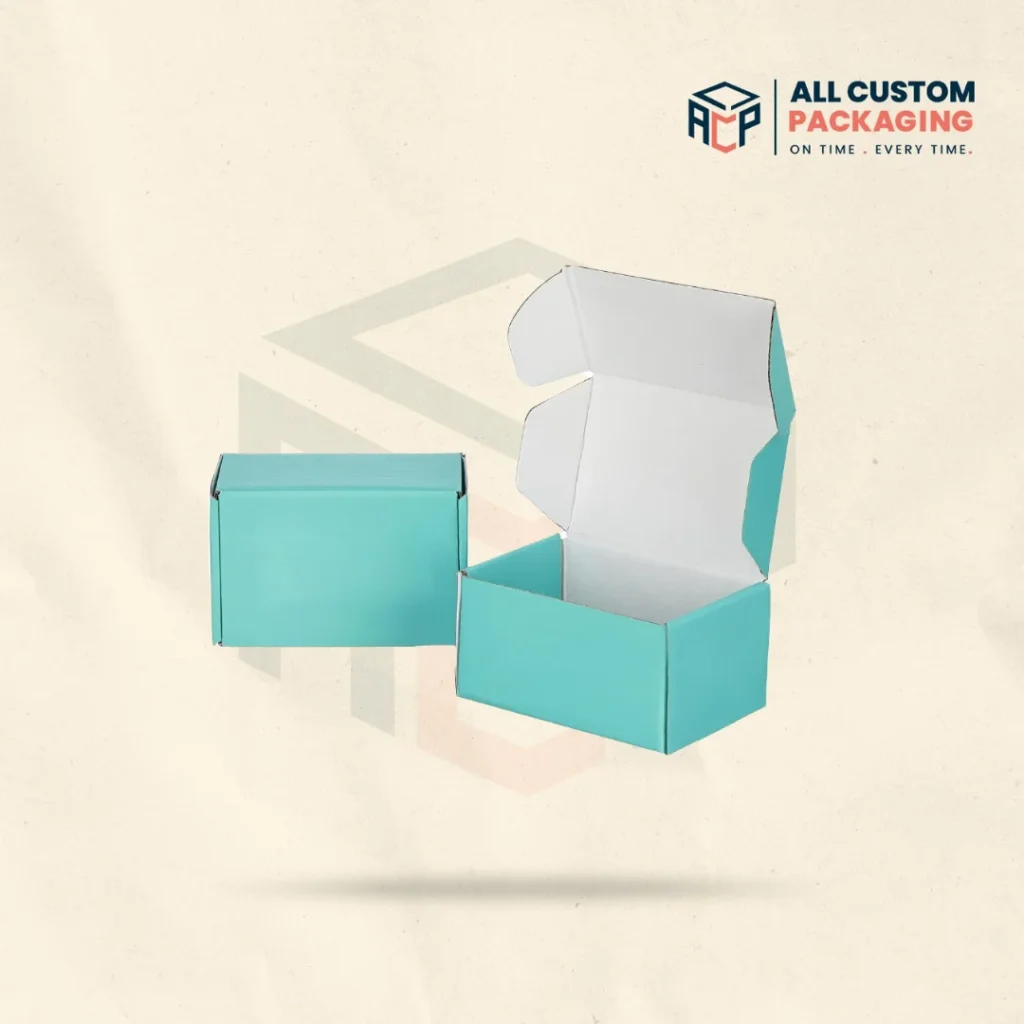 Teal Mailer Boxes