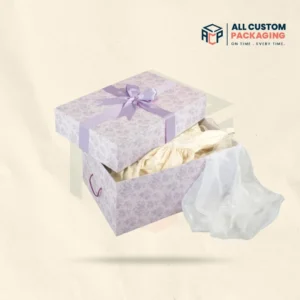 Elegant wedding dress boxes for storing and protecting bridal gowns