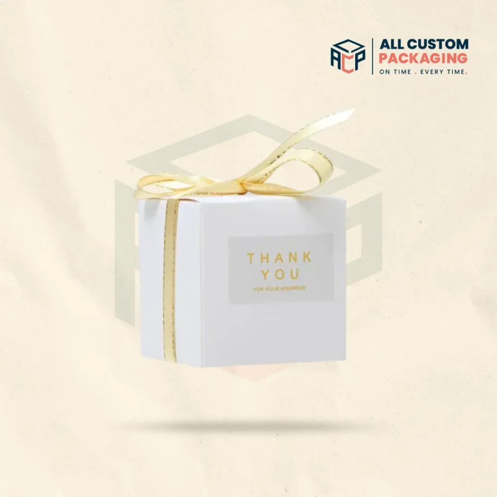 White Favour Boxes With Lids