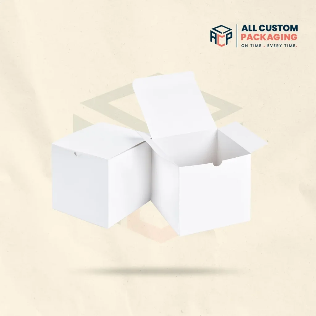 White Square Favour Boxes