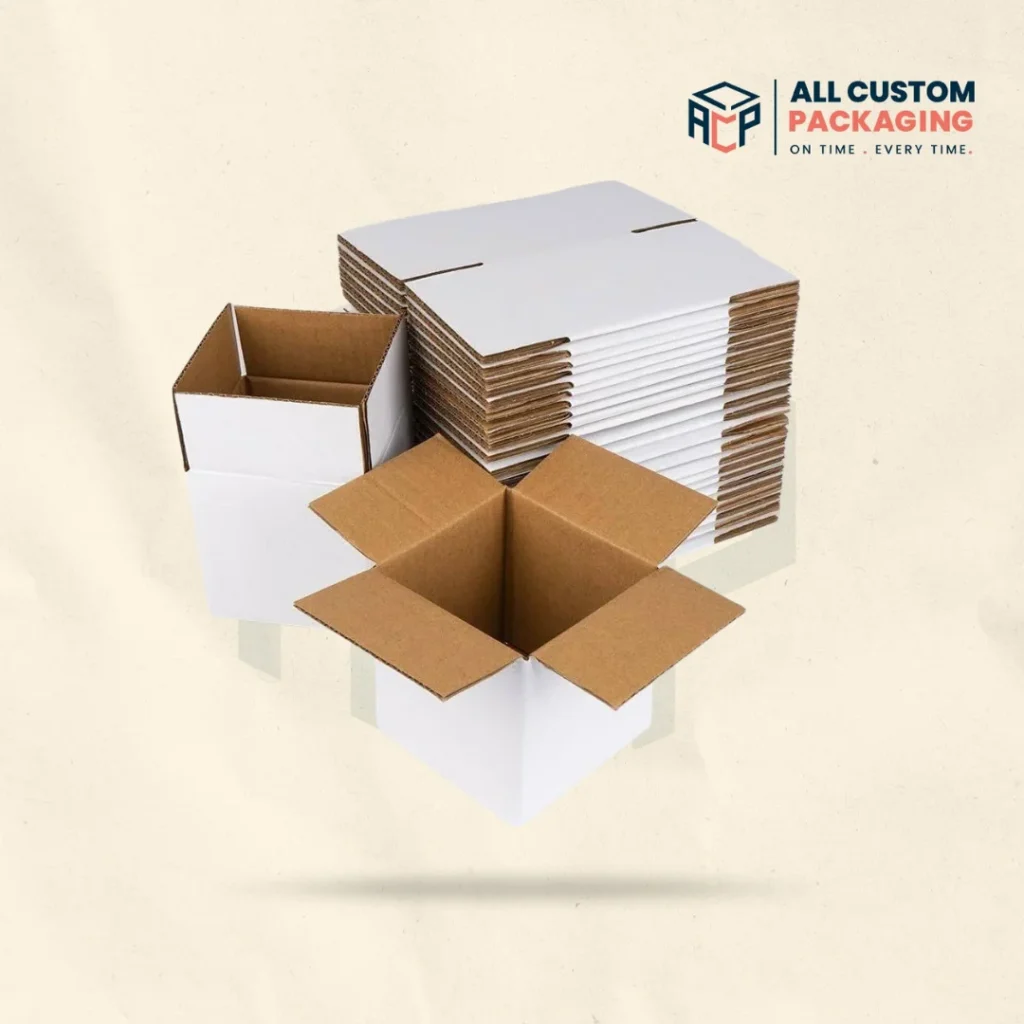 White Square Cardboard Boxes