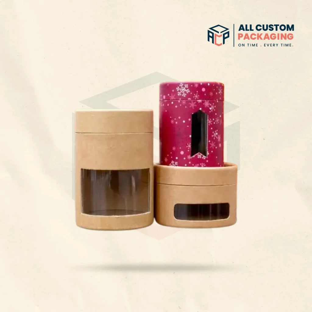 Paper Tube Packaging With Window