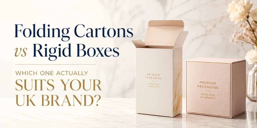 Folding Cartons vs Rigid Boxes: Which One Actually Suits Your UK Brand?