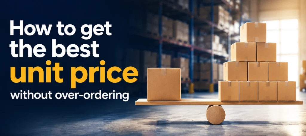 How to get the best unit price without over-ordering