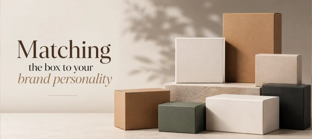 Matching the box to your brand personality