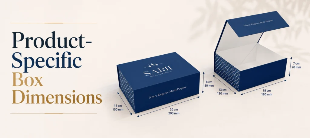 Product-Specific Box Dimensions