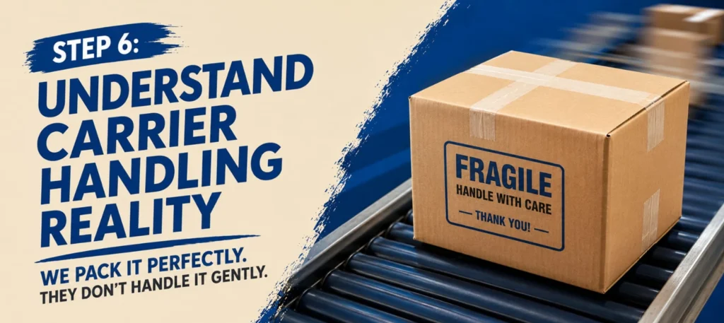 Step 6: Understand carrier handling reality

