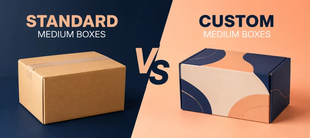 Standard Medium Boxes vs Custom Medium Boxes