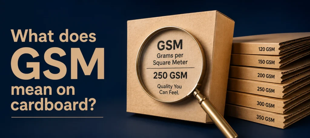 What does GSM mean on cardboard