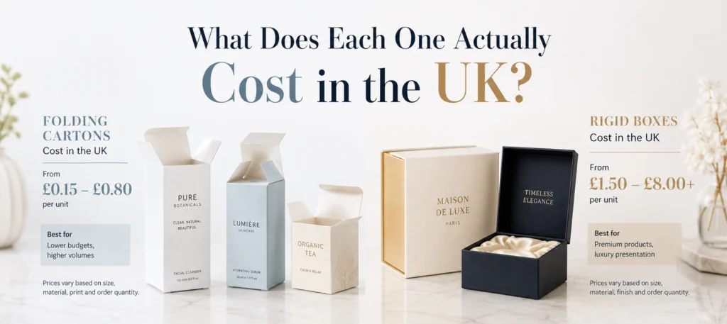 What does each one actually cost in the UK