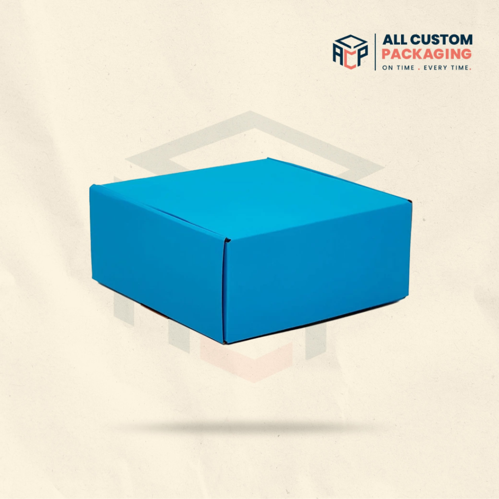 Blue Corrugated Boxes