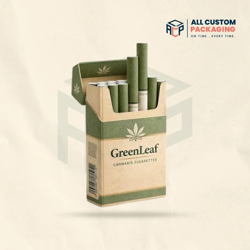 Custom Cannabis Cigarette Boxes