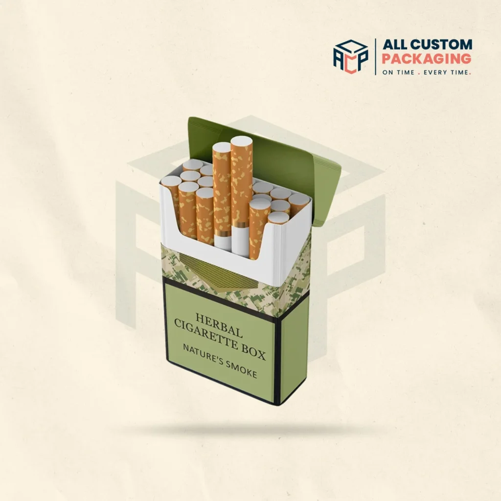 Custom Herbal Cigarette Boxes